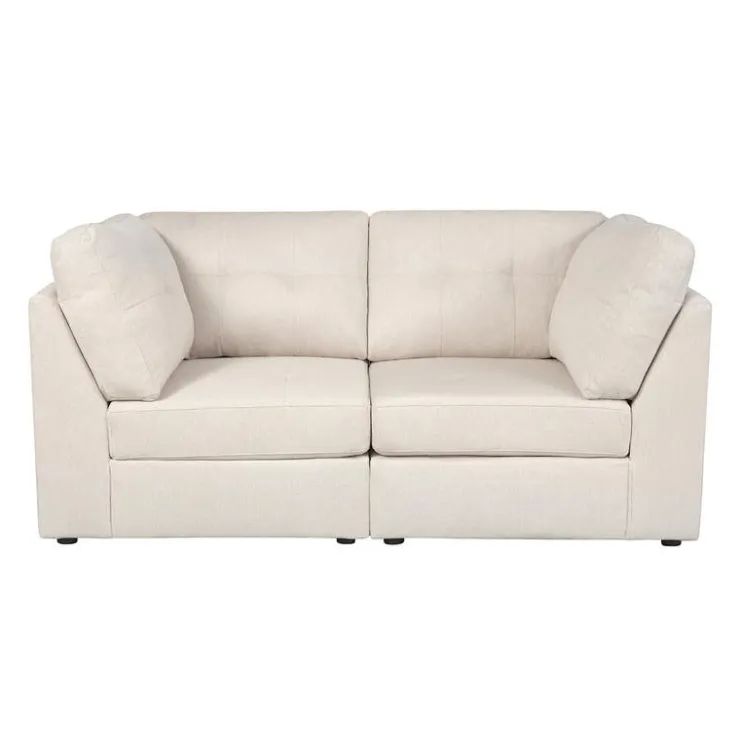 Modular Loveseat - 2 pcs Beige