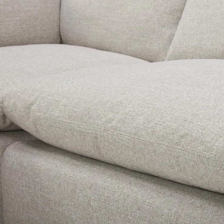 Modular Loveseat with Ottoman - 3 pcs BEIGE Discount