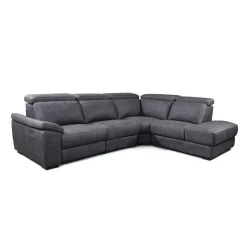 Modular Power Reclining Sectional with Adjustable Headrests - 4 pcs Dark Grey Sale