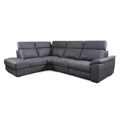 Modular Power Reclining Sectional with Adjustable Headrests - 4 pcs Dark Grey Best