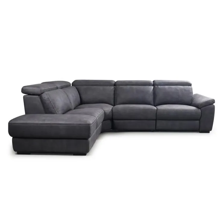 Modular Power Reclining Sectional with Adjustable Headrests - 4 pcs Dark Grey Best