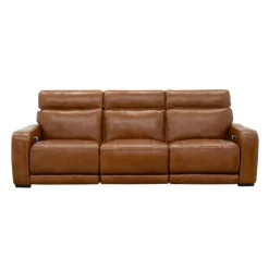 Modular Power Reclining Sofa with Built-In Speakers, Massage & Heat - 3 pcs Brown Discount