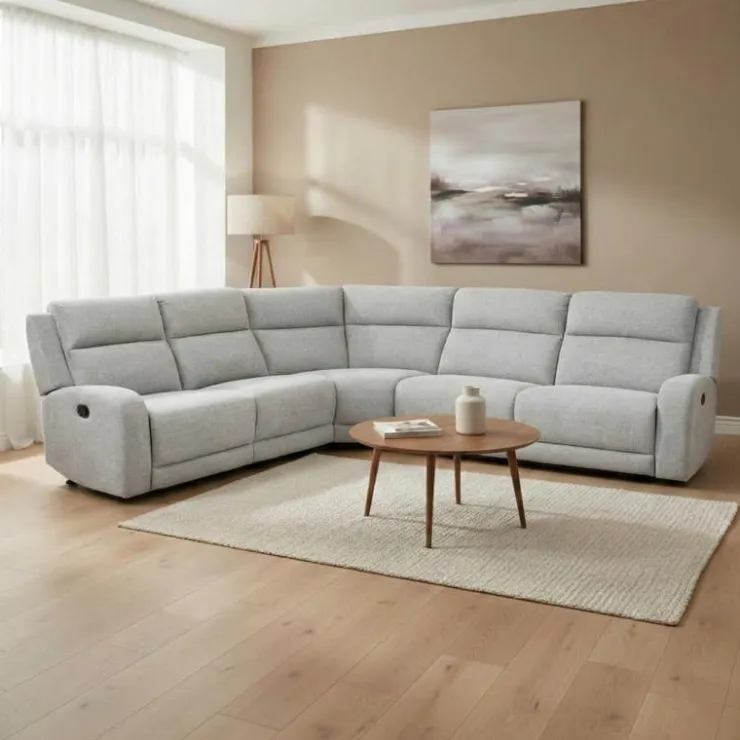 Modular Reclining Sectional - 5 pcs Beige Online