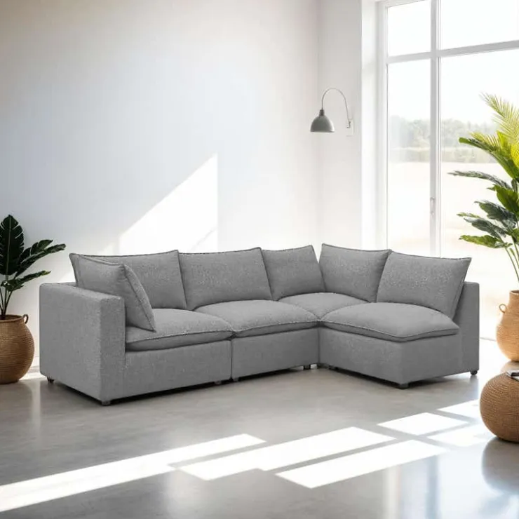 Modular Sectional - 4 pcs Grey