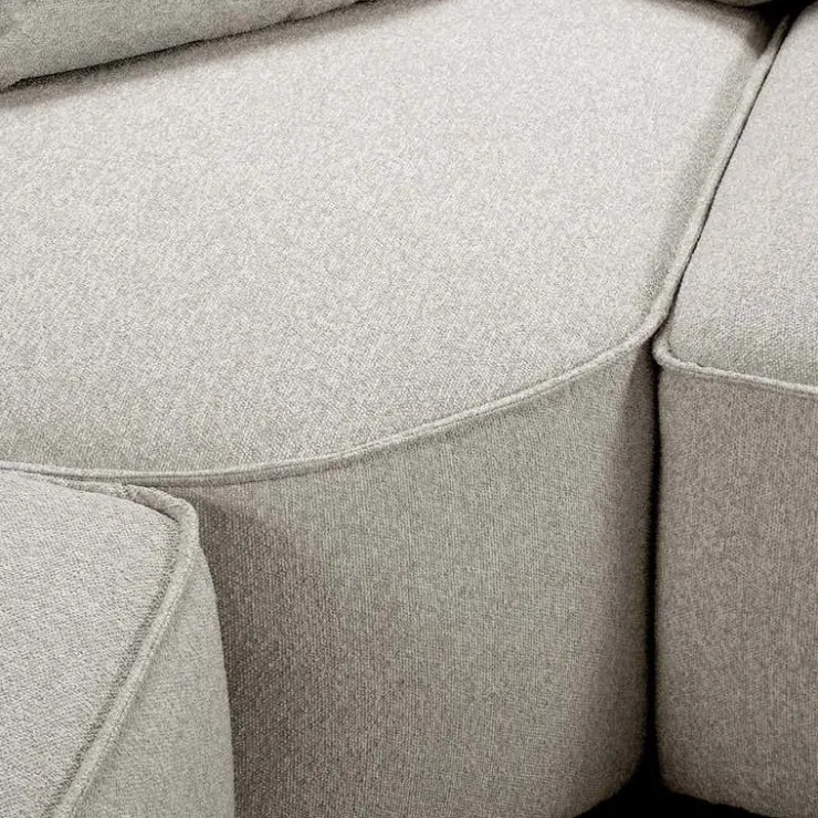 Modular Sectional - 4 pcs Light Grey Discount