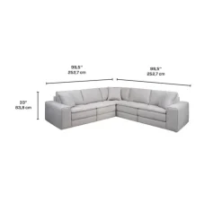 Modular Sectional - 5 pcs Grey
