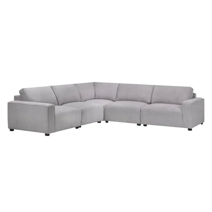 Sofa By Fancy Modular Sectional - 5 pcs Grey Discount