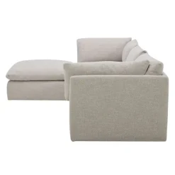 Modular Sectional with Ottoman - 4 pcs Beige Outlet