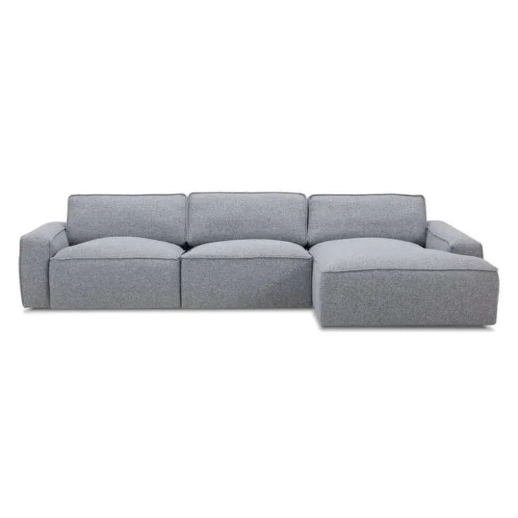 Modular Sectional with Right-Side Chaise - 3 pcs GREY Clearance