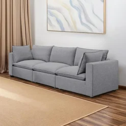 Modular Sofa - 3 pcs Grey Online