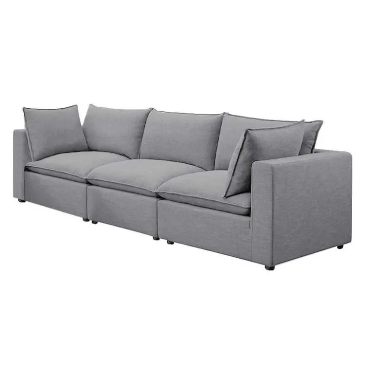 Modular Sofa - 3 pcs Grey Online