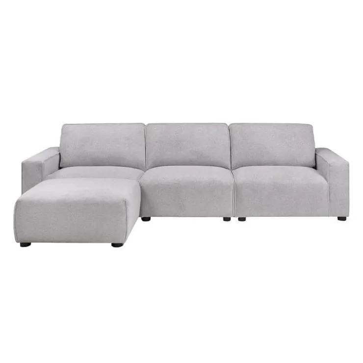 Sofa By Fancy Modular Sofa with Ottoman - 4 pcs Grey Outlet