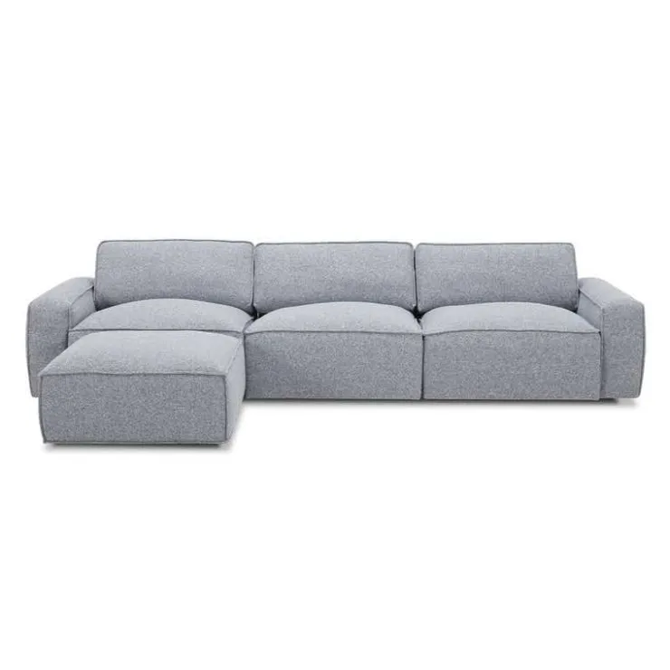 Modular Sofa with Ottoman - 4 pcs GREY Outlet