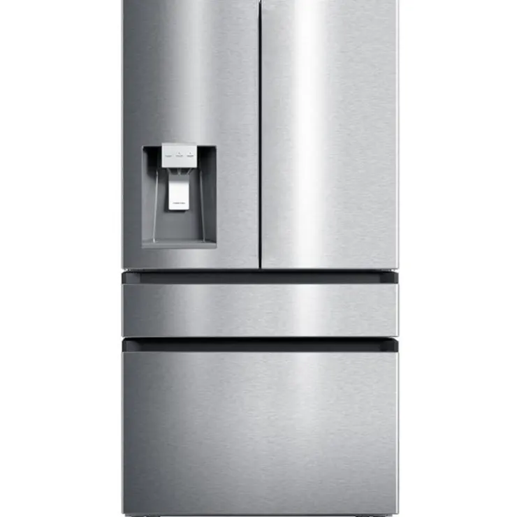 Moffat 22 Cu Ft 36 In Refrigerator Bottom Freezer, French door - MYE22HYPKFS Stainless Steel Best