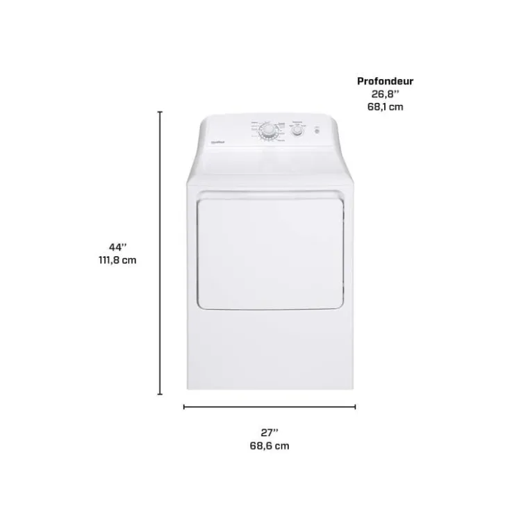 Moffat Dryer Front-Load 27" - MTX22EBMRWW White New