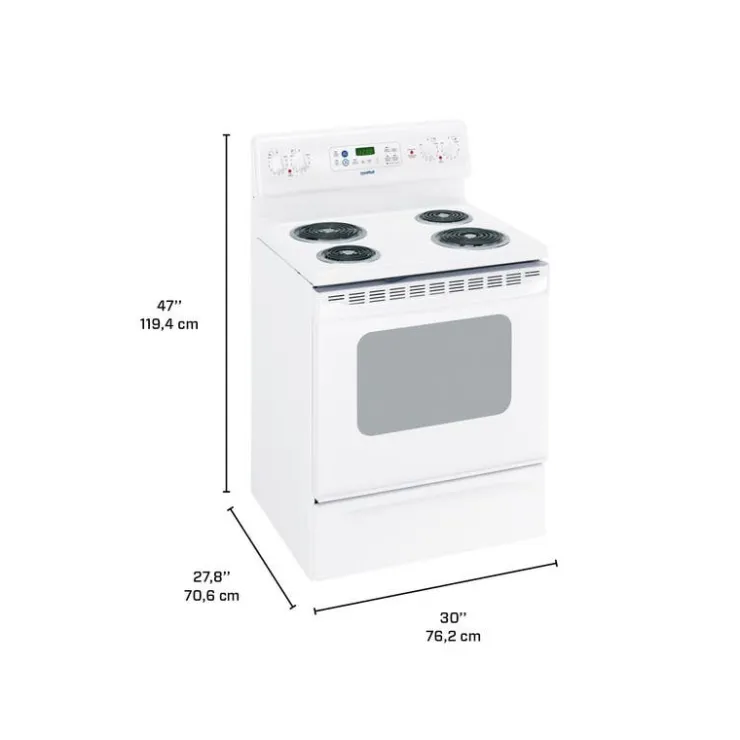 Moffat Range 30" Electric Coil elements - MCB757DMWW White Sale