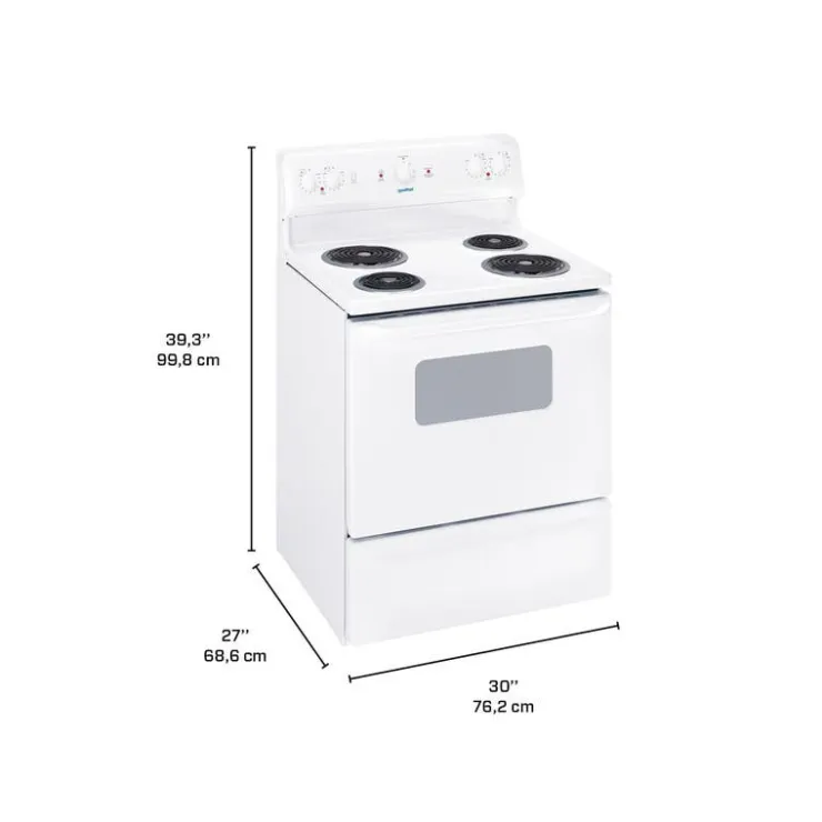 Moffat Range 30" Electric Coil elements - MCBS523DNWW White