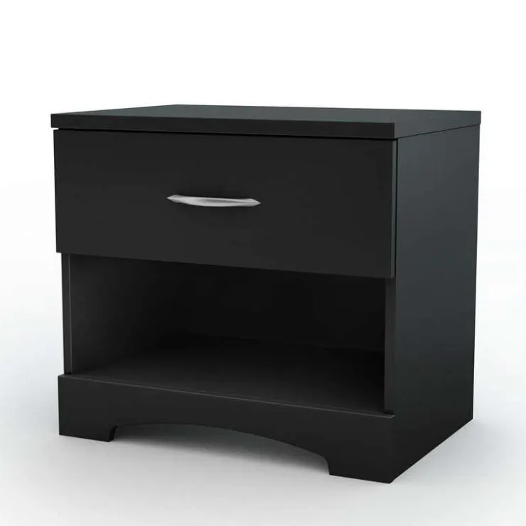 Meubles South Shore Night Stand - South Shore PURE BLACK Hot