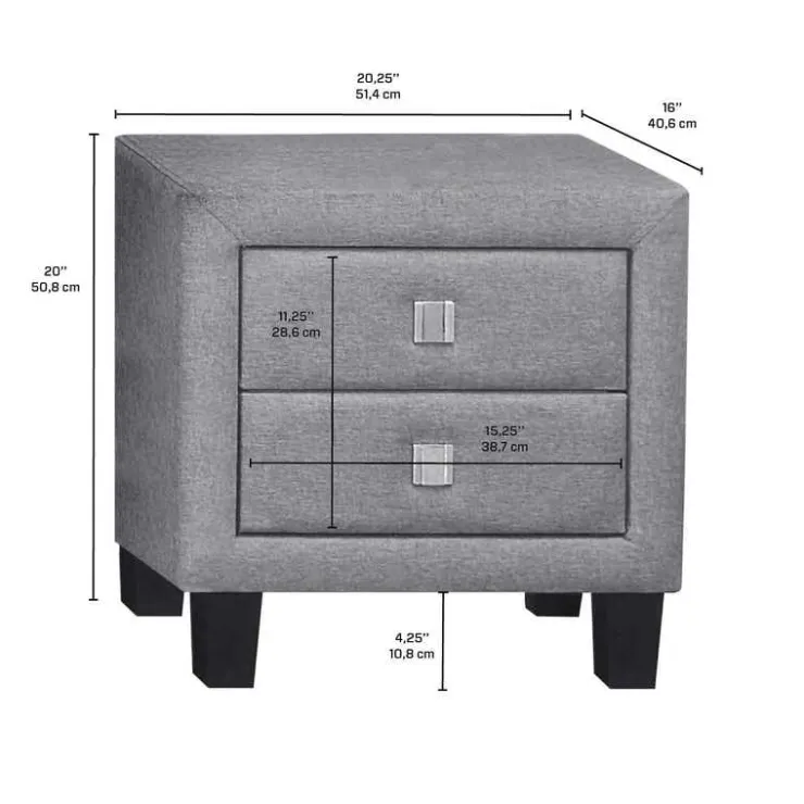 Nightstand Grey Best