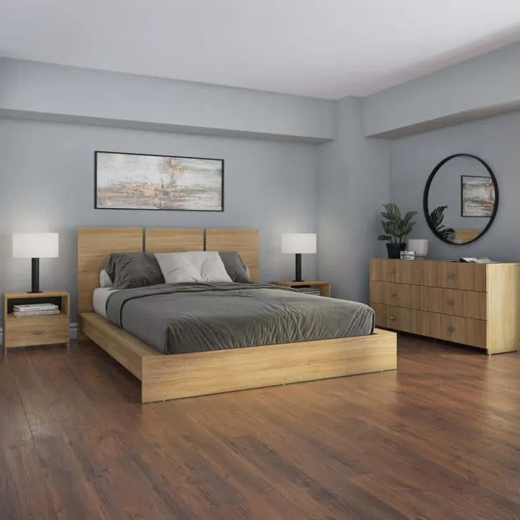 SUA-V Nightstand - Natural Hot