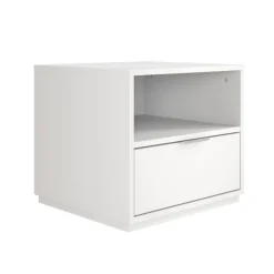 Nexera Nightstand - White Hot