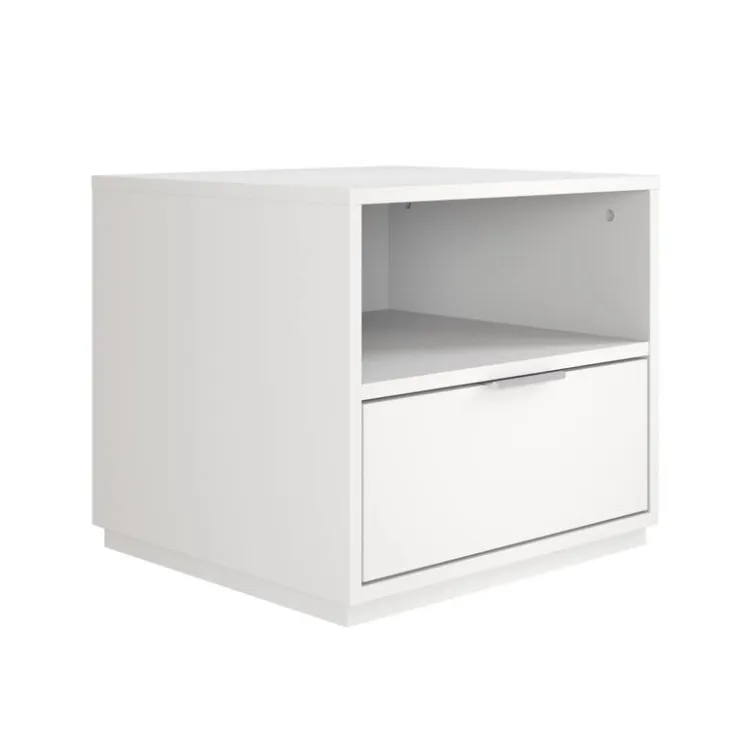 Nexera Nightstand - White Hot