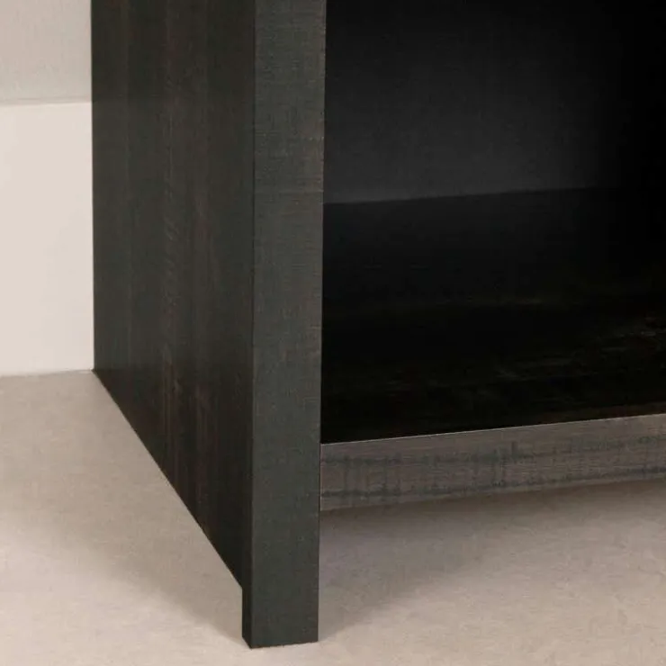 Meubles South Shore Nightstand - South Shore Rubbed Black Hot