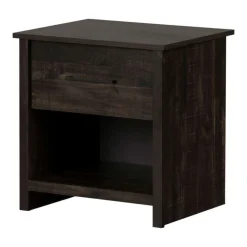 Meubles South Shore Nightstand - South Shore Rubbed Black Hot