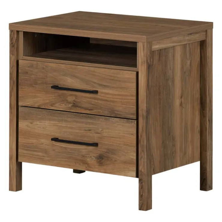 Meubles South Shore Nightstand - South Shore Natural Mango