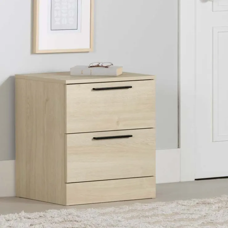 Meubles South Shore Nightstand - South Shore Bleached Oak Clearance
