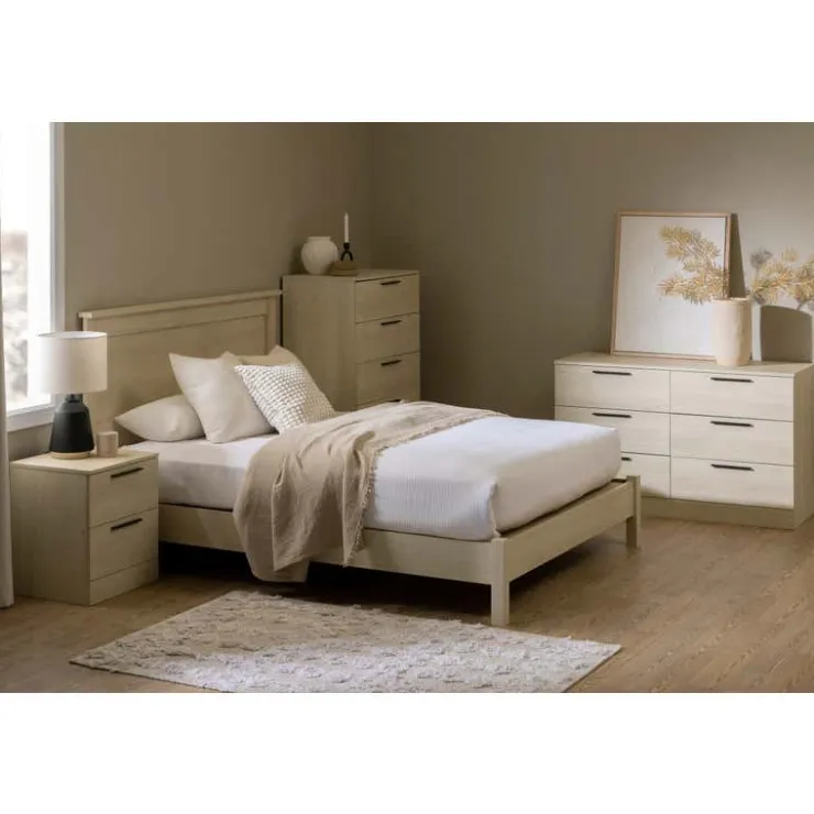 Meubles South Shore Nightstand - South Shore Bleached Oak Clearance