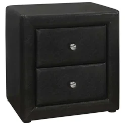 Monarch Nightstand - upholstered / 2 storage drawers - 21
