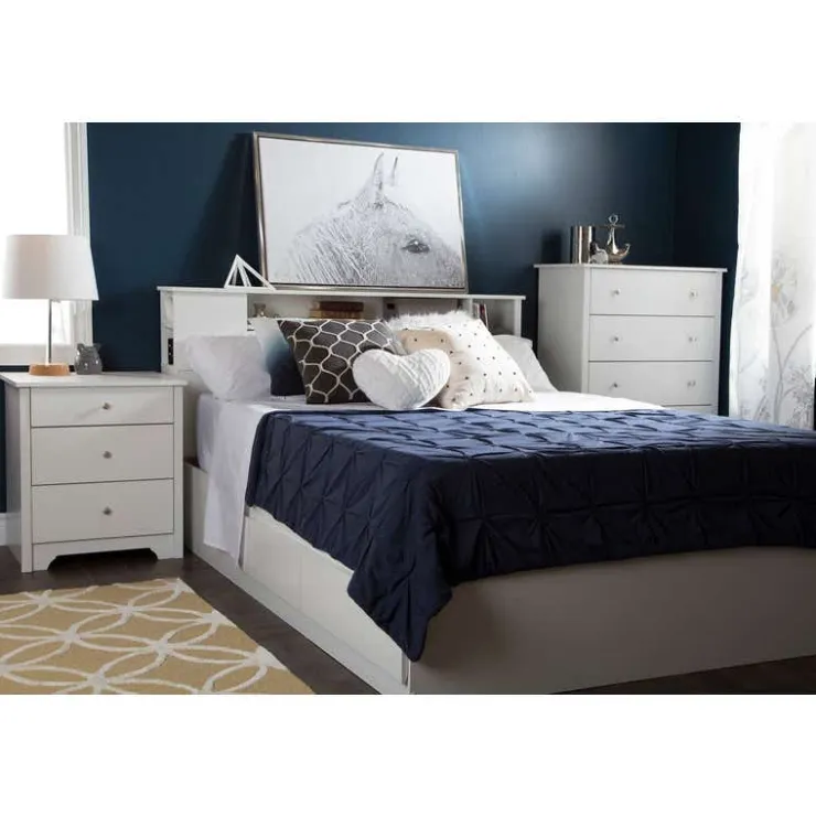 Meubles South Shore Nightstand Charging Station - South Shore PURE WHITE Sale