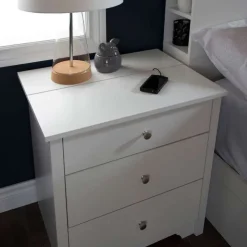 Meubles South Shore Nightstand Charging Station - South Shore PURE WHITE Sale