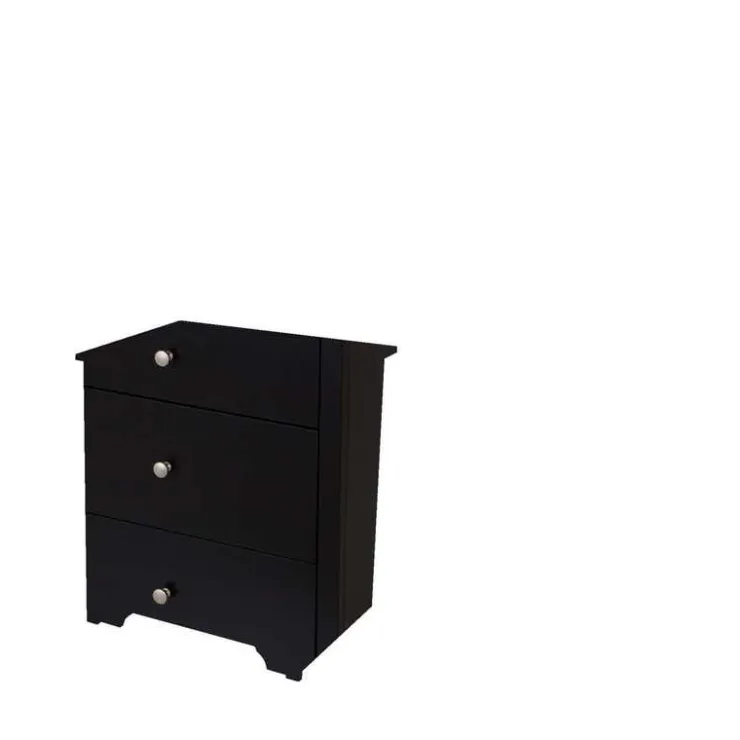 Meubles South Shore Nightstand Charging Station - South Shore PURE BLACK Best