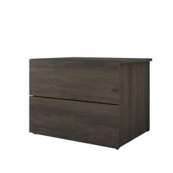 Nexera Nightstand, 2-Drawer, Bark - Grey Sale