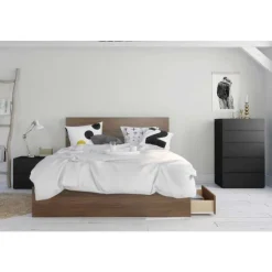 Nexera Nightstand, 1-Drawer, - Black Clearance