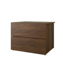 Nexera Nightstand, 2-Drawer, Walnut - Brown Online