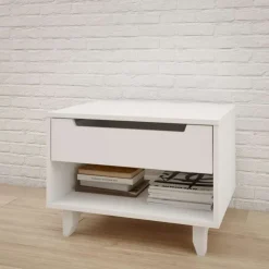 Nexera Nightstand, 1-Drawer, - White Best