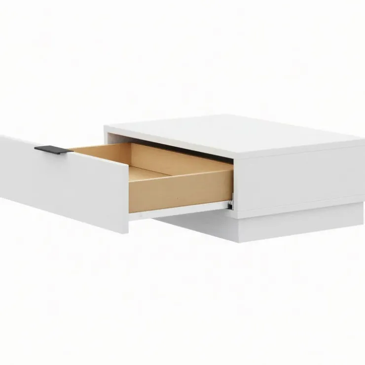 Nexera Nightstand (set of 2) - White wood grain New