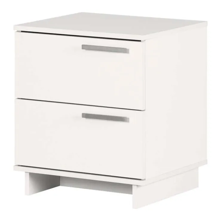 Meubles South Shore Nightstand With 2 Drawers - South Shore Pure White Sale