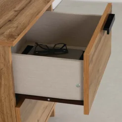 Meubles South Shore Nightstand With 2 Drawers - South Shore Nordik Oak Clearance