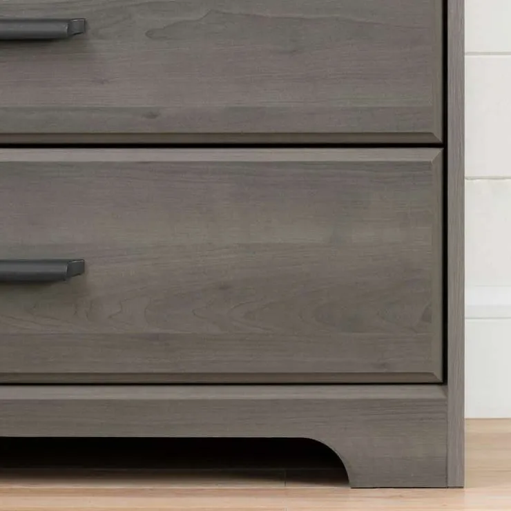 Meubles South Shore Nightstand with Charging Station - South Shore GRAY MAPLE Best