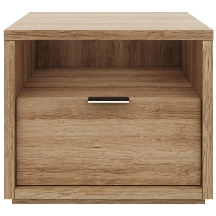 Nexera Nightstand with 1-Drawer - Brown Oak Online