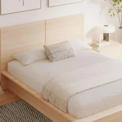 Nexera Nightstand With 2-Drawers - Natural Blonde Oak Outlet