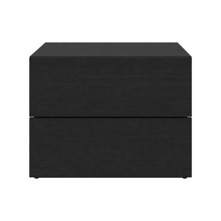 Nexera Nightstand with 2-Drawers - Black karisma New