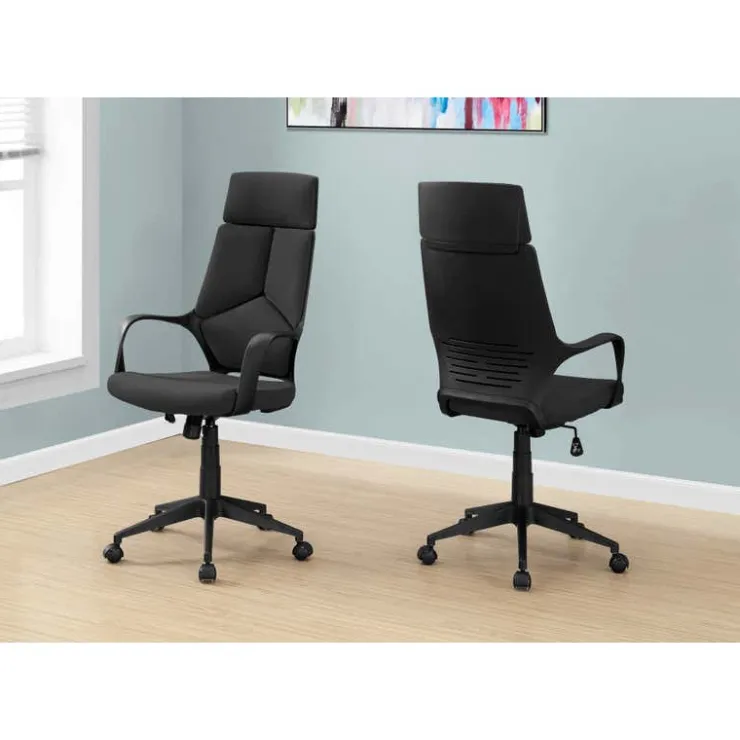 Monarch Office chair - / fabric / high back executive - Black Best