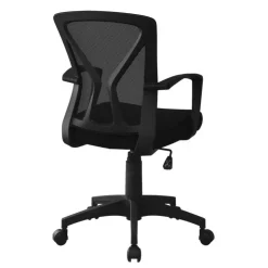 Monarch Office chair - / base on castors - Black Discount
