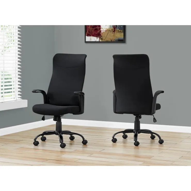 Monarch Office chair - / fabric / multi position - Black