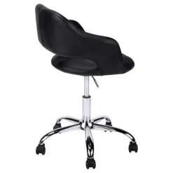 Monarch Office chair - / chrome metal hydraulic lift base - Black Discount